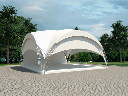 ARC TENT WHITE 10х10